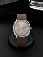 Reloj De Pulsera TOMI Para Hombres Minimalista Y De Moda Deportiva Con Calendario Y Material De Cuero Casual De Cuarzo - details 1