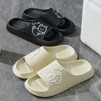 Zapatillas De Sandalias De Gato Afortunado Para Hombres Y Mujeres Verano Uso Doméstico Antideslizante Desodorante Baño EVA Grueso - details 3