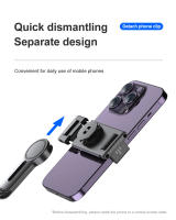Roreta Nueva Estabilizador De Gimbal De Rotación 360 Grados Con Bluetooth Selfie Stick Plegable Monopod Para Smartphone IOS Android - details 10