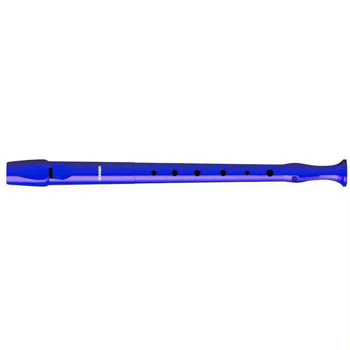 FLAUTA DULCE HOHNER AZUL OSCURO ALEMANA | CON FUNDA Y LIMPIADOR – INSTRUMENTO ESCOLAR DE INICIACIÓN MUSICAL - 1