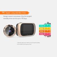 Visor de puerta de video de 600 mAh con batería de litio integrada, visor de mirilla de almacenamiento cíclico integrado, cámara de seguridad para exteriores, pantalla LCD de 2.8 pulgadas - details 3