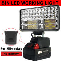 Luz LED Portátil Para Batería Milwaukee 18V 8In Luz De Trabajo Sin Cable Para Exterior Pesca Emergencia Herramienta Mano Luz - details 0