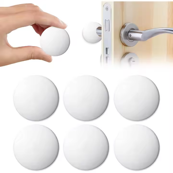 Tope de Puerta, Puerta superior anticolisión, Tope de puerta para el hogar, pedal de Puerta con tarjeta de succión de Puerta - 1