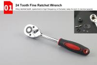 Juego De 46 Piezas Con Llave De Enchufe Rápido Y Kit De Destornilladores Para Uso Manual En Automóviles Y Camiones Con Estuche De Almacenamiento - details 8