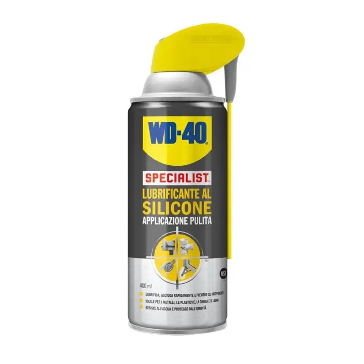 Mantenimiento Lubricantes y grasas Wd-40 Lubricante Silicone 400ml Negro - 1