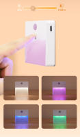 Lámpara Nocturna LED Con Sensor De Movimiento Recargable USB Para Dormitorio Cocina Escalera Pasillo Armario Iluminación RGB - details 7