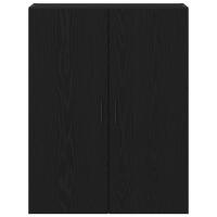 Armario de Pared vidaXL Negro Roble 69,5x34x90 cm Madera Elaborada - details 3