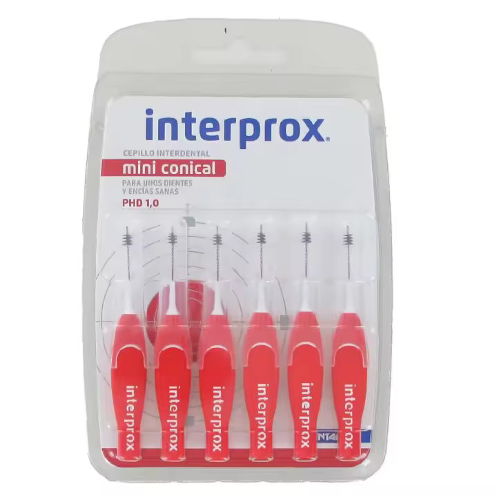 Dentaid Interprox  PHD 1.0 Mini Conico 6 unidades - 1