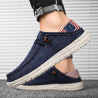 Zapatos Casuales Para Hombre Mocasines De Lona Cómodos Y Antideslizantes Zapatillas Suaves Para Caminar Ideal Para Verano - details 25