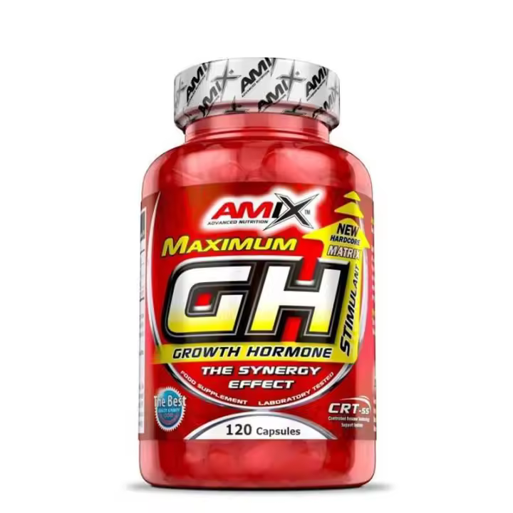 Amix Gh 120 Cápsula para Aumento Muscular y Hormona de Crecimiento - 1