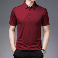 Camisa Polo De Verano Para Hombres 2024 Color Sólido Estilo Casual Comodidad Y Transpirabilidad Alta Calidad Polyester - details 5