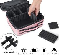 Bolso Cosmético De Viaje Con Partición Ajustable Caja De Almacenamiento Portátil De Maquillaje Bolsa De Almacenamiento Para Cosméticos Material Oxford - details 4