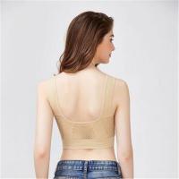 Sujetador De Deporte Para Mujer De Tallas Grandes Con Push-up Inalámbrico Y Shockproof Transpirable Con Tirantes Anchos - details 5