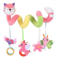Juguete De Asiento De Coche Para Bebé 3-6 Meses Con Música Y Rattles Peluche De Zorro Espiral Colgante Para Carrito BB Squeaker Regalo Para Bebés - details 1