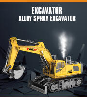 Autobús Excavadora RC Para Niños 1/18 Metal Y Plástico Control Remoto 17 Canales Vehículo De Ingeniería Eléctrico Para Niños Y Niñas Juguete Listo Para Usar - details 1