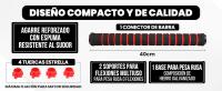 Juego de Mancuernas Ajustables 4 en 1 con Barra Recta de Conexión, Discos