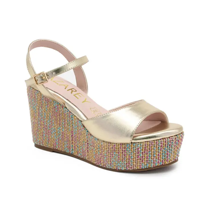 Calzado Sandalias marca Azarey modelo 590J528-Or para mujer en color metal - 1