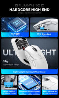 Ratón De Juego Inalámbrico Attack Shark R1 X11 Con Sensor PAW3311 18K DPI Tri-Modo Bluetooth/2.4GHz/Wireado Ligero Macro Para Gaming - details 1