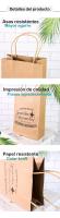 Pack de 12 a 42 unidades de bolsas de papel estampadas con frase, 21 cm, 3 frases, 3modelos, Bolsas papel,  Detalles para invitados, Regalos invitados de boda, Detalles de comunión para invitados, Detalles para celebraciones, Regalantes.com - details 2