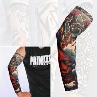 1Pcs Protección Solar Para Braza Deporte Al Aire Libre Fundas De Brazo Floral Para Verano Refrescantes Y Con Diseño De Tatuaje Cubierta UV Para Baloncesto Unisex - details 2
