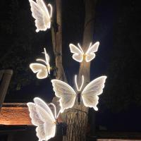 1-Pack Luces LED De Mariposas Para Exterior Dinámicas Y Estáticas Para Crear Un Ambiente Festivo En Bodas Arches De Novios - details 1