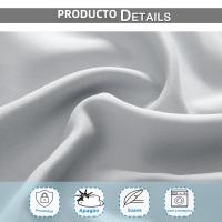 Cortinas De Puerta Negras Aislantes Térmicas Con Privacidad Cortinas De Ventana Modernas Cortinas Cortas Para Cocina Con Bolso De Techo - details 8