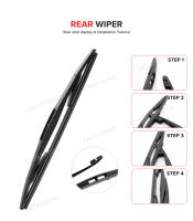Kit De Limpiaparabrisas Delantero Y Trasero Para Mitsubishi Outlander 2 2007-2012 Plástico Semi-Rígido De Alta Calidad 24"+21"+12" - details 2
