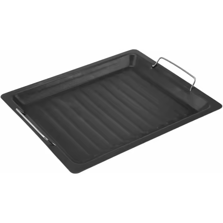 Sartén para barbacoa, placa para parrilla, sartén resistente al óxido de acero inoxidable de grado alimenticio, placa para parrilla no pegajosa, plancha portátil - 1