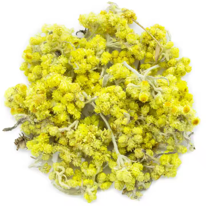 Flores de Helicriso Secas 50g | Ingredientes Cosméticos y Decorativos | Propiedades Cicatrizantes y Antioxidantes | Para Infusiones y Cosmética Casera - 1