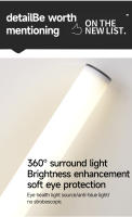Lámpara Colgante LED De Estilo Minimalista 360° Para Sala De Estar Comedor Dormitorio Oficina Iluminación Ceilinadora Con Soporte Para Montaje En Casa - details 16