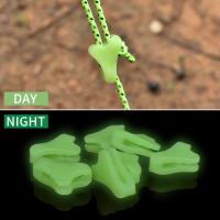 10PCS GLOW in the DARK Guyline Runners Accesorios De Tenda Para Camping Y Caravana Correa De Viento Con Hebilla De Fijación En Nylon - details 9