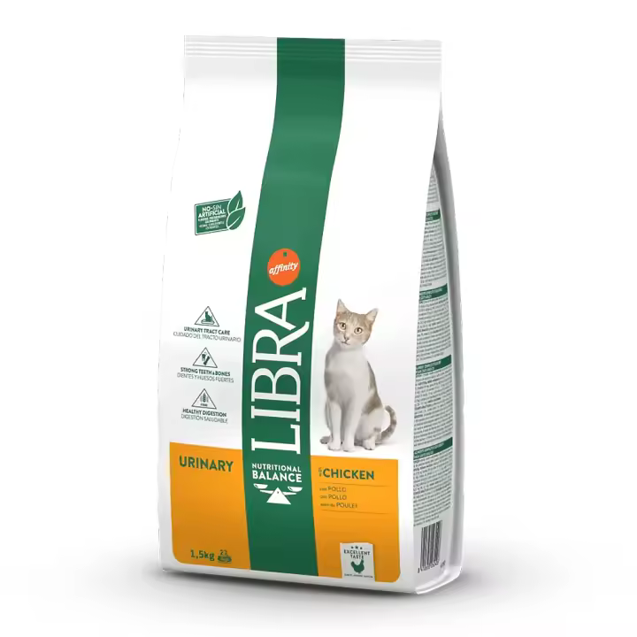 LIBRA Urinary Cat, Pienso para Gatos con Pollo Pienso seco para Gatos - 1