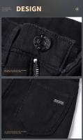 WTHINLEE Jeans Negros Para Hombre Estilo Clásico Stretch Cómodo Pantalones De Negocios Casual Ajuste Regular Trousers De Denuim - details 12