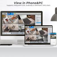 Cámara IP 4K 8MP POE H.265 Onvif Ángulo Amplio 2.8mm Exterior Audio Detección De Humanos AI CCTV Vigilancia Doméstica XMEYE - details 7