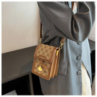 Bolso Cruzado Mini Vertical Para Mujer Estilo Retro Textura Premium Bolso De Hombro Para Niñas Bolsa Para Teléfono Móvil - details 15