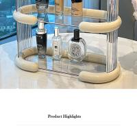 Estante De 3 Niveles De Acrílico Organizador De Maquillaje Para Baño Y Cocina Estuche De Almacenamiento Transparente Para Display De Muñecas - details 1