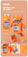 Figura De Acción De Robot Soda Deformada HUIQIBAO Modelo Creativo Guerero Juguete Educativo Para Niños Regalo Para Niños Hombres - details 8