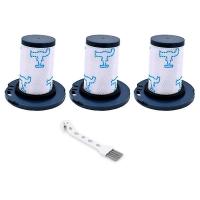 3 Pack Zr009007 Para Filtro Aspirador X-force Flex 11.60 Rh98xx Rh9829 Rh9878wo Rh9879wo - details 1