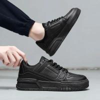 Zapatos De Deporte Para Hombre En Blanco Versátiles Y Moda Zapatillas Casuales Con Suela Gruesa Transpirables Ligeros Para Correr Y Tenis - details 18