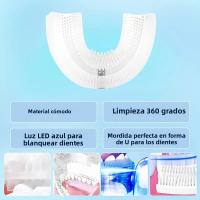 Cepillo De Dientes Eléctrico En Forma De U Ultrasonido 360 Grados Para Adultos Cepillo De Silicona Automático Blanqueador - details 3