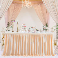 Decoración De Fiesta En Encaje Satinado Para Mesa Cumpleaños Boda Conferencia Enrollable De 15 Metros Sin Químicos Peligrosos - details 9