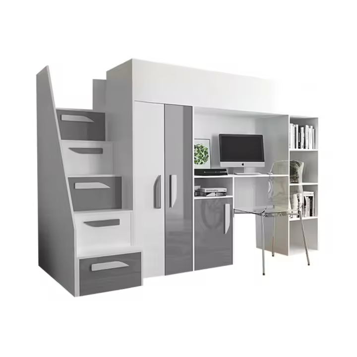 Litera Hartford 192 , Muebles ES, Somieres, Aglomerado laminado, 247 x 120 x 166cm - 1