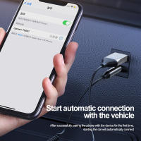Receptor Transmisor Bluetooth 5.0 Para Coche Con Cable USB a Jack 3.5mm Kit De Audio Auxiliar Y Altavoz Hands-Free Para Coche - details 4