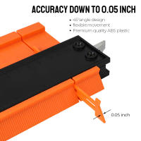 Laminate Tiles Meethulp Gauge Alloy Edge Shaping Wood Measure Ruler Adjustable Lock Contour Gauge Profile Duplicator Tool Para Tiling - details 4