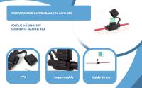 Banner - Portafusible impermeable 16 AWG ATO incluye fusible 30A