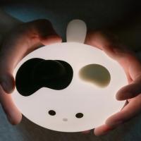 Lámpara De Noche Creativa De Gato Dormido En Silicona Con Sensor Táctil LED Para Mesa De Noche Dormitorio Y Sala De Estar - details 5