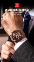 Reloj de cuarzo luminoso resistente al agua para hombre, multifuncional y nuevo. - details 8