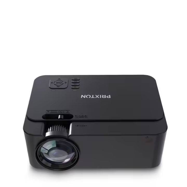 Proyector Goya - 2.800 Lúmenes - LED 800x480 WVGA - Mando a distancia - Compatible con Full HD - Conexión HDMI, USB, AV IN, MicroSD  PRIXTON - 1