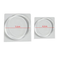 6PCS Protector De Pared Para Manija De Puerta Transparente Redondo De Goma Suave Adhesivo Autoadhesivo Para Protección De Pared - details 1