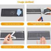 Filtro De Drenaje Para Baño Y Cocina PVC Desechable 5/10M Capturador De Pelo Escobilla De Techo Anti Bloqueo Tamaño 70mm*5m/70mm*10m - details 10